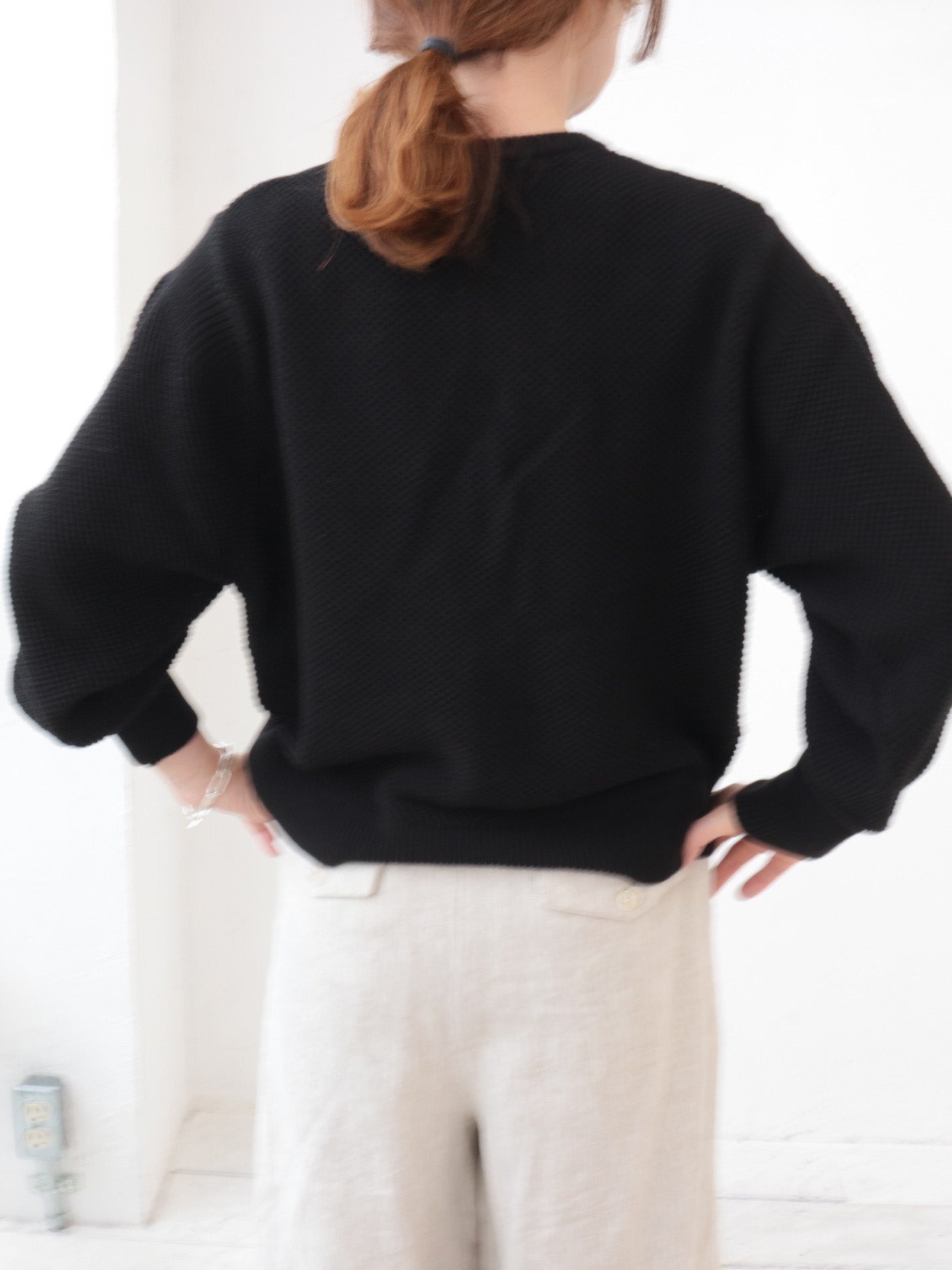 doux bleu　クロシェモチーフ ニットカーディガン　DB-2612-008