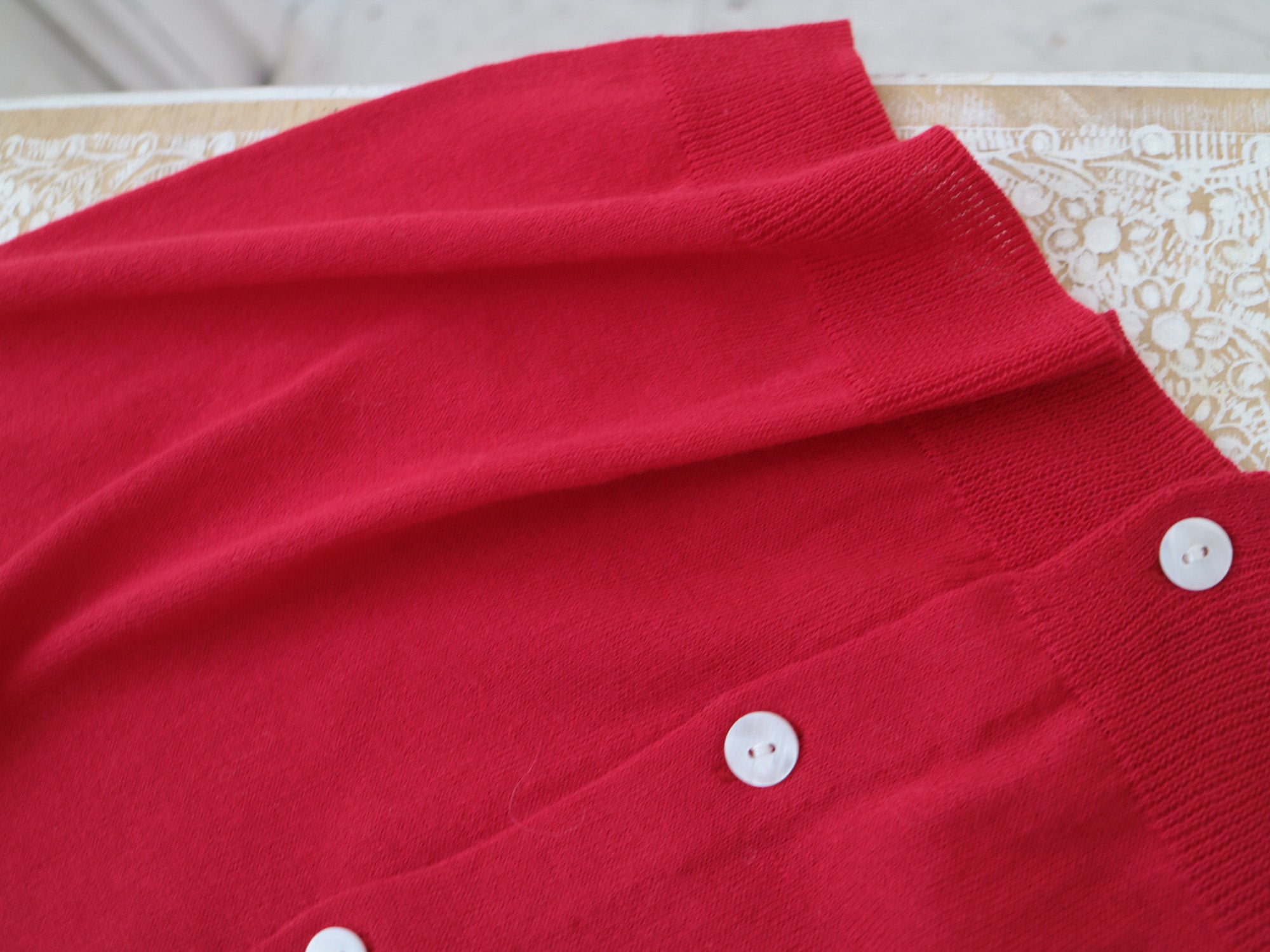 YARRA　ハイツイストニットカーディガン　YR-1532-315