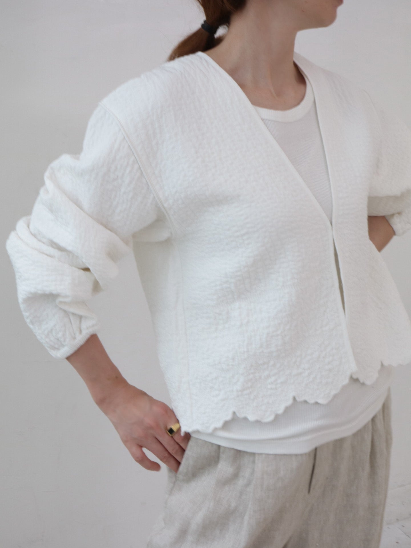 doux bleu　Boutis Stitch ショートボレロ　DB-2617-032