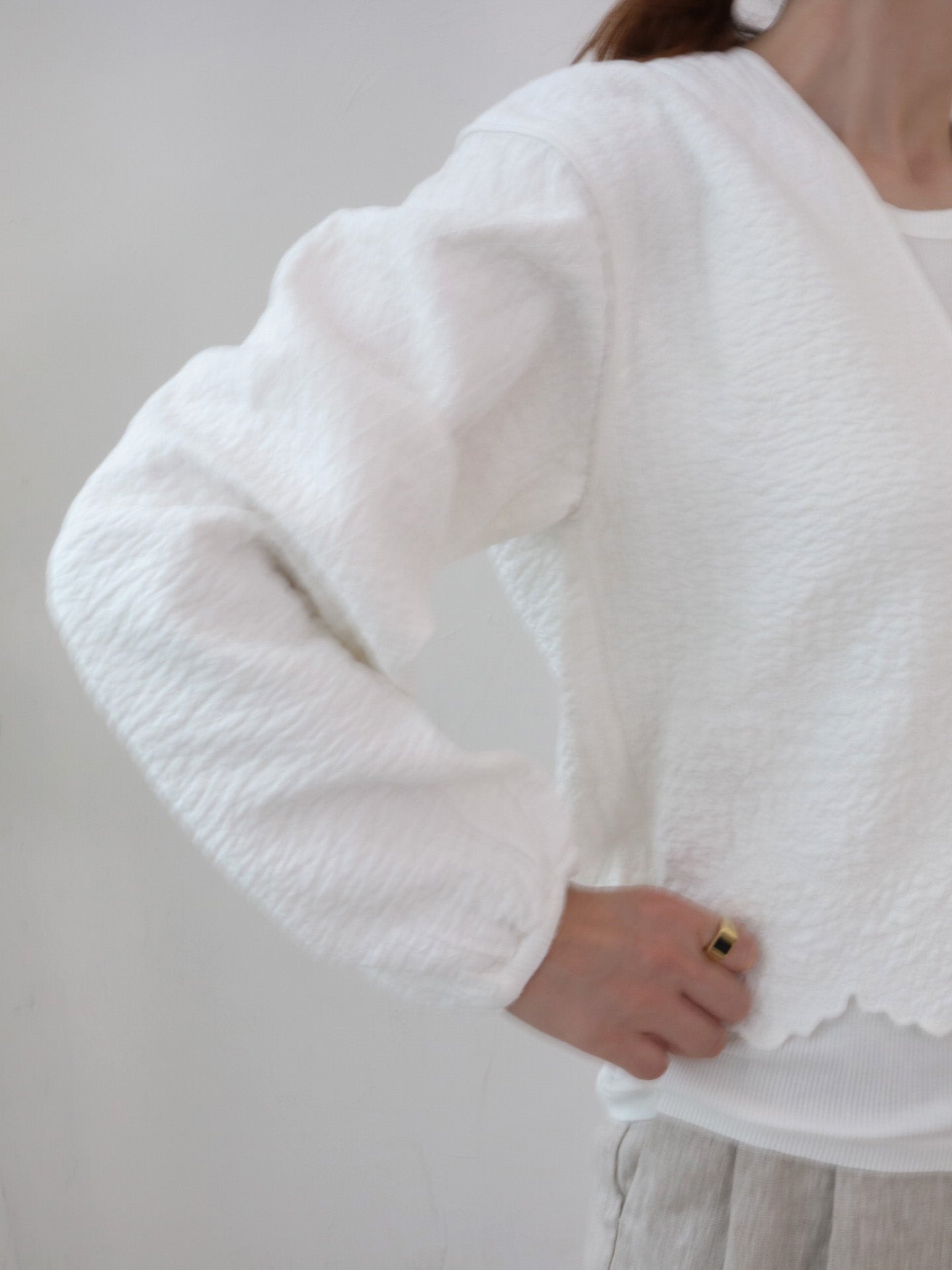 doux bleu　Boutis Stitch ショートボレロ　DB-2617-032