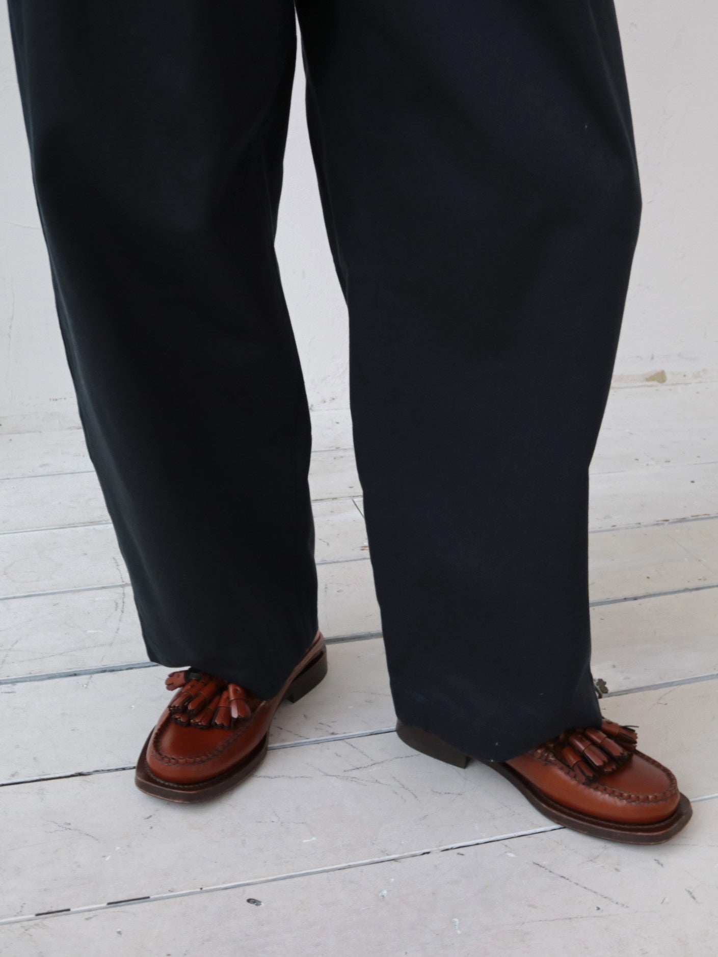 doux bleu　ダブルタック チノパンツ　DB-2615-010