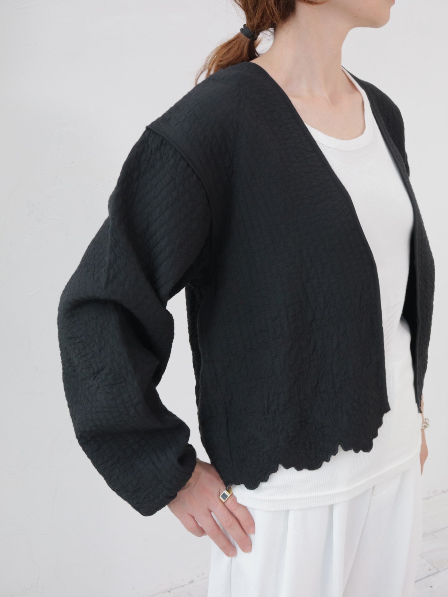 doux bleu　Boutis Stitch ショートボレロ　DB-2617-032