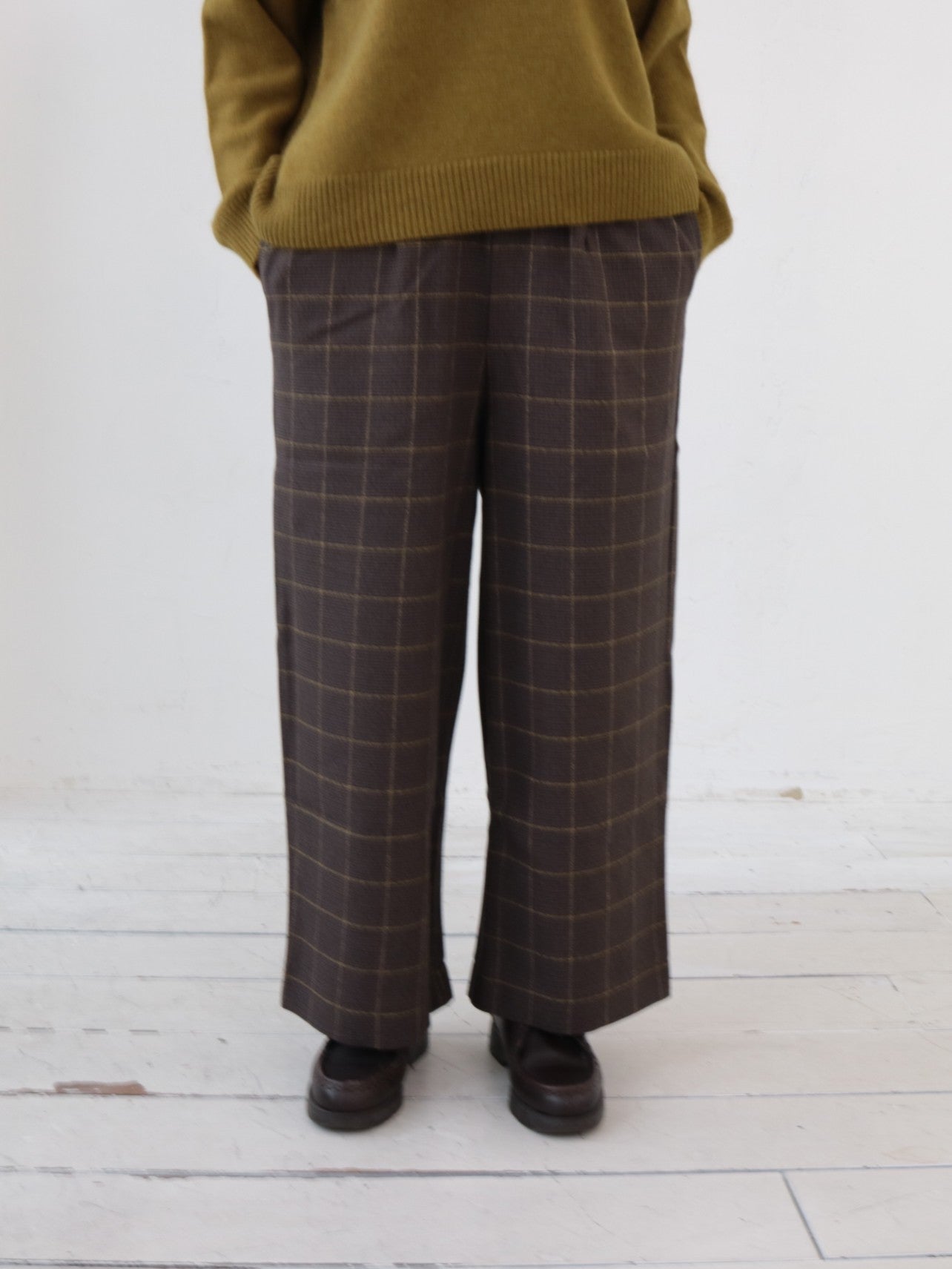 YARRA　三つ杢ツイルストレートパンツ　YR-1555-252