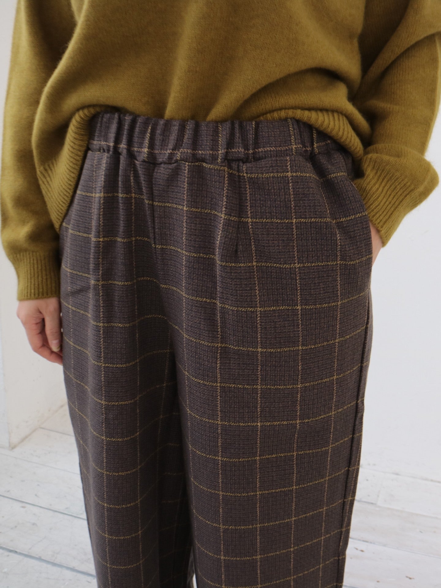 YARRA　三つ杢ツイルストレートパンツ　YR-1555-252