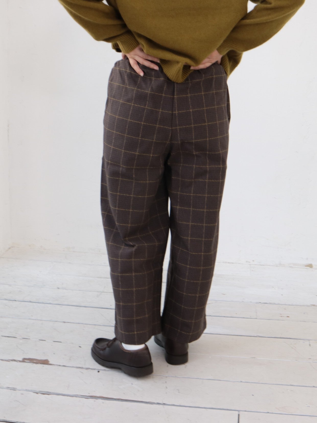 YARRA　三つ杢ツイルストレートパンツ　YR-1555-252