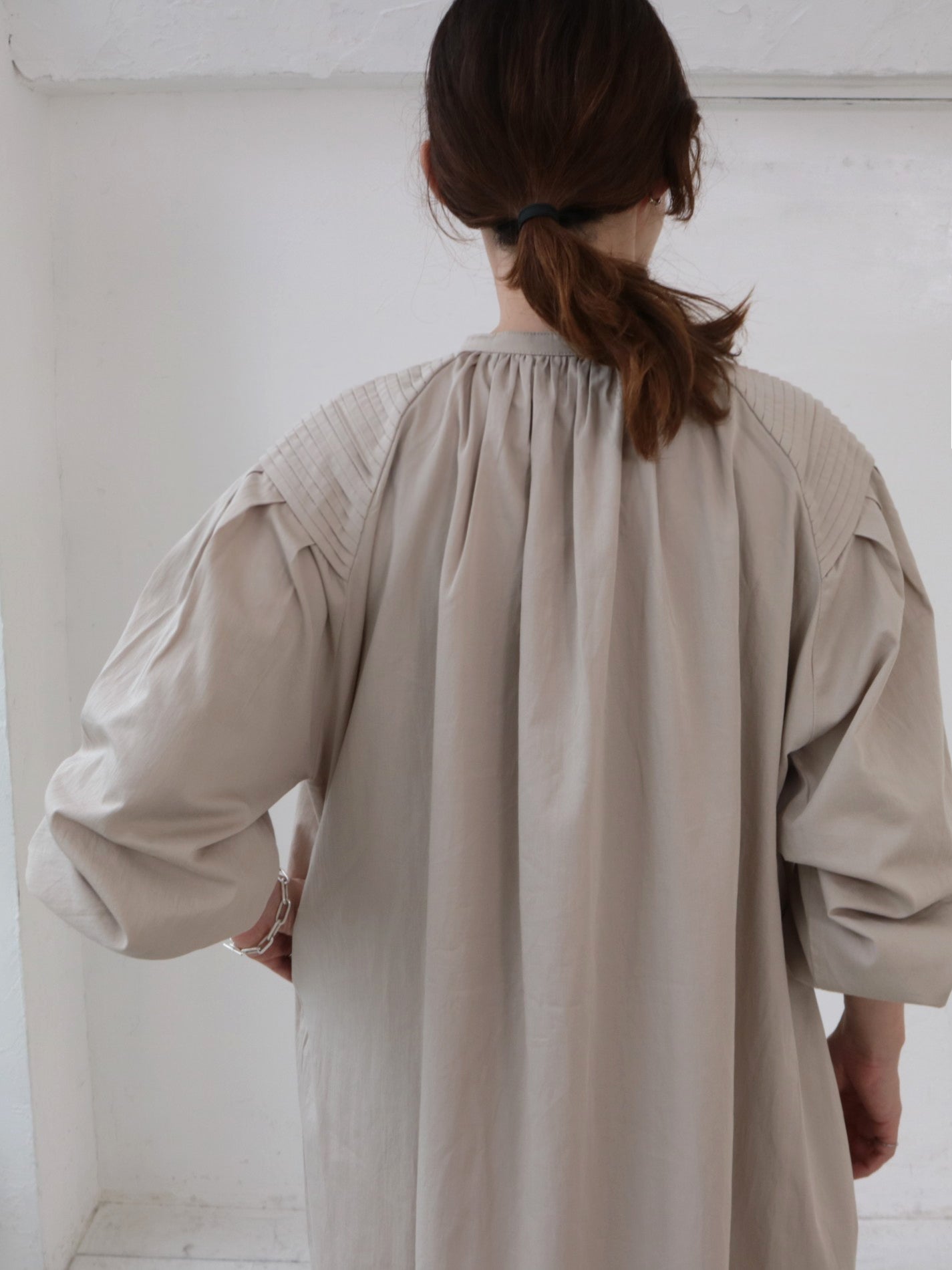 doux bleu　ショルダーピンタック ワンピース　DB-2544-030