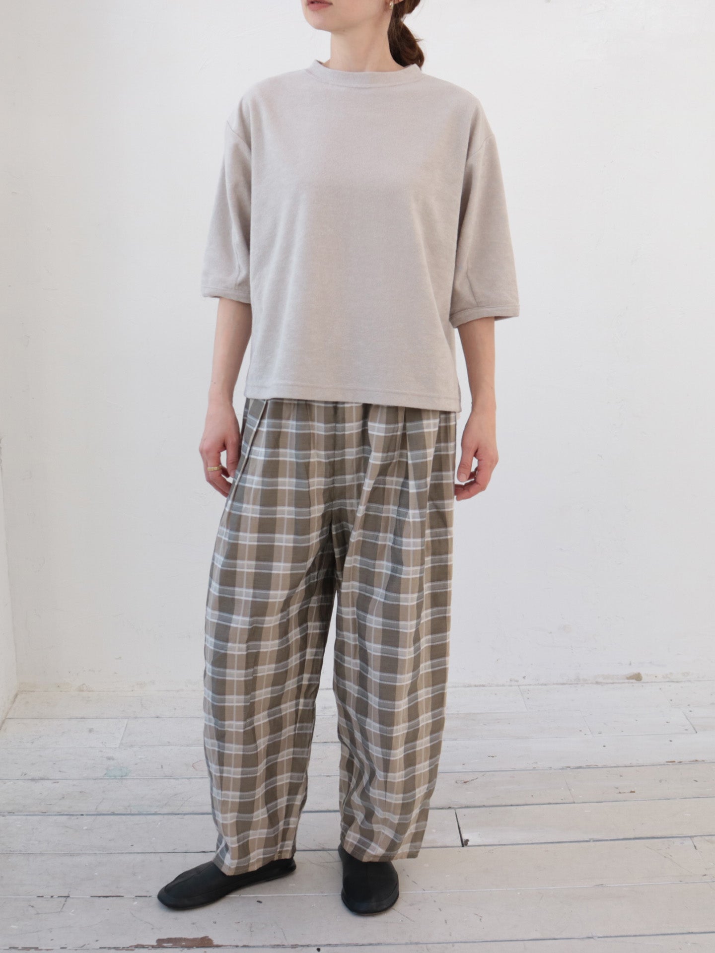 doux bleu　パイル ハーフスリーブプルオーバー　DB-2531-085