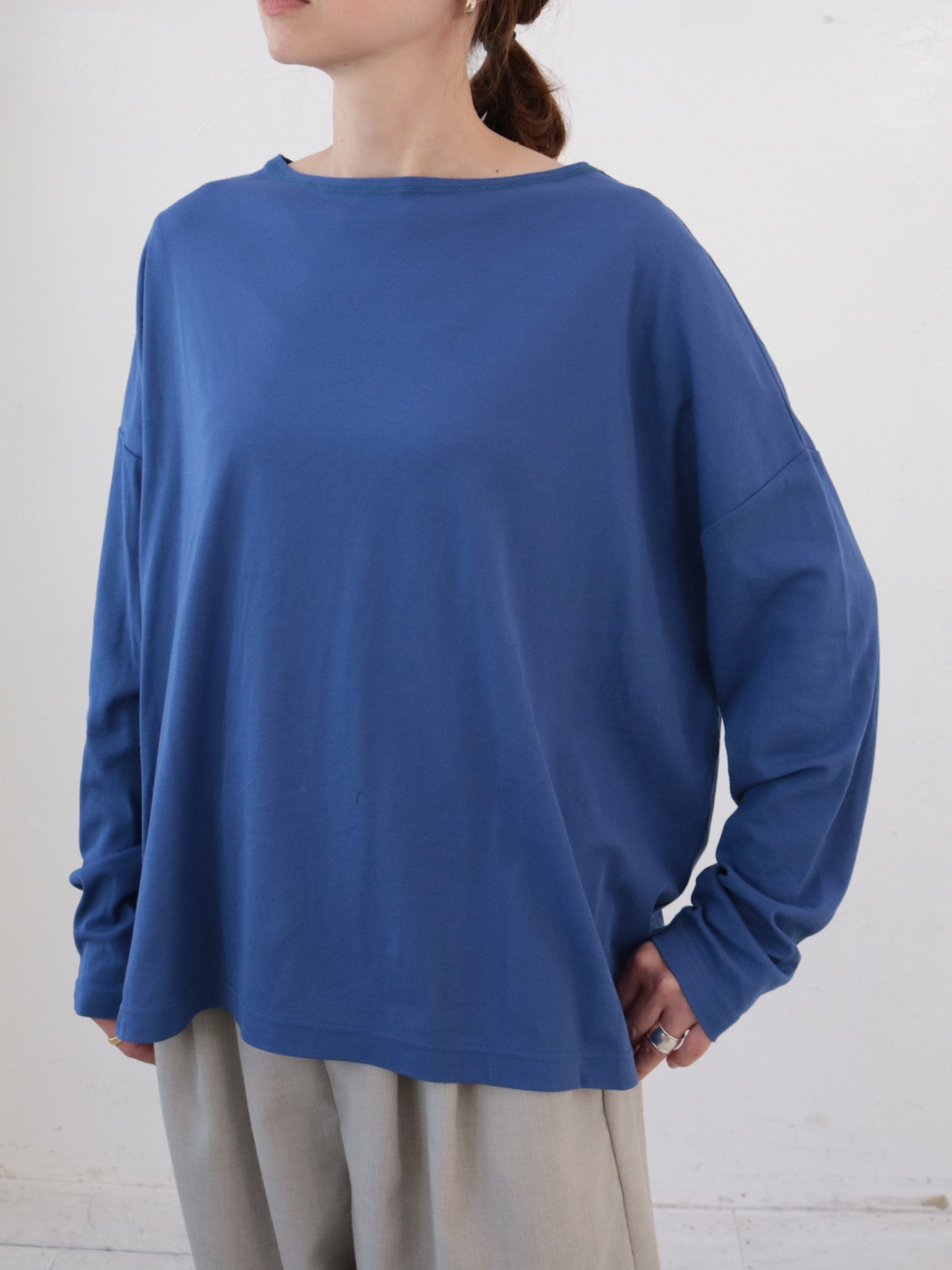 doux bleu　HTフライス ワイドプルオーバー　DB-2531-080