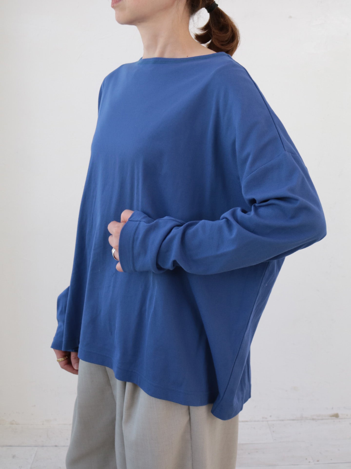 doux bleu　HTフライス ワイドプルオーバー　DB-2531-080