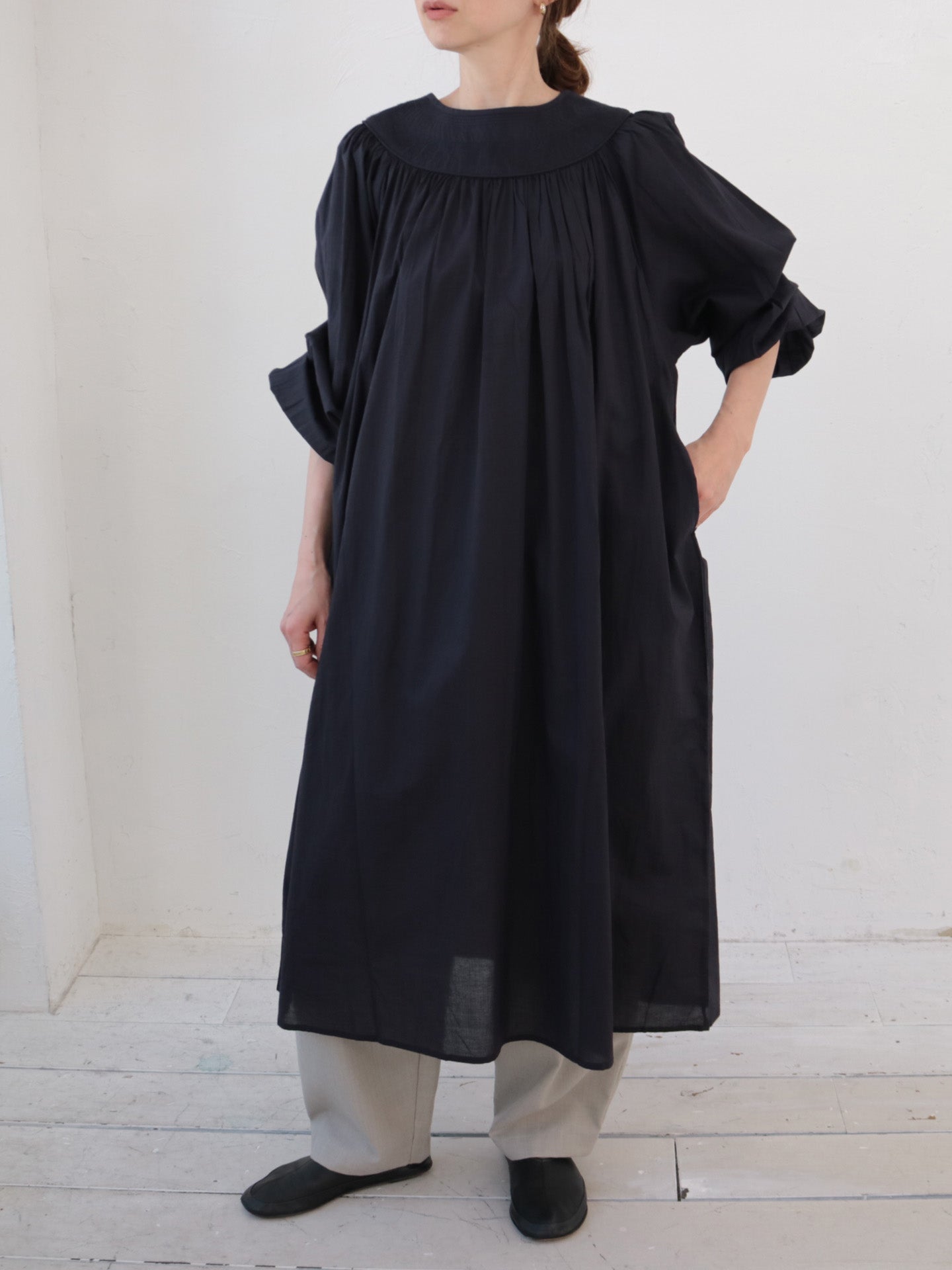 doux bleu　キルトヨーク2WAYワンピース　DB-2534-084