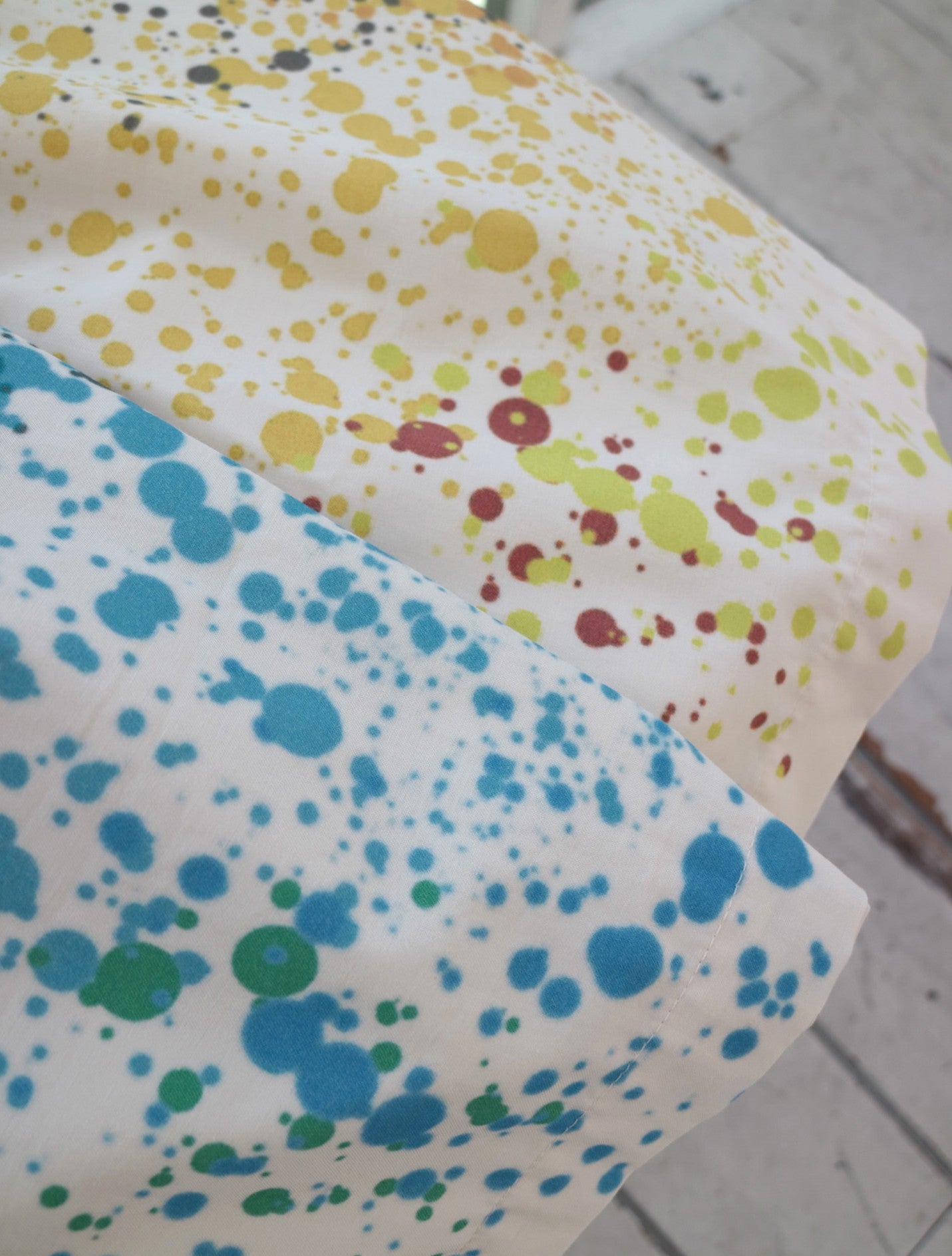 YARRA NEU　PAINT ARTプリントイージーパンツ　NU-5625-451
