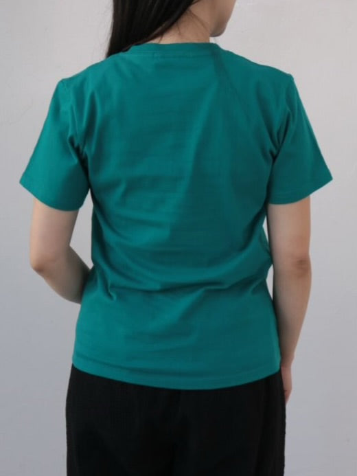 YARRA　フラワー箔Tシャツ　YR-1621-254