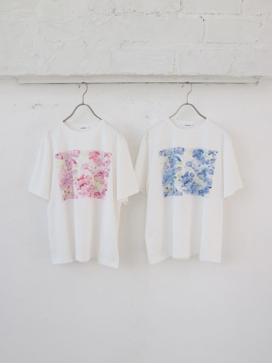 YARRA NEU　PAINTINGプリントTシャツ　NU-5621-437