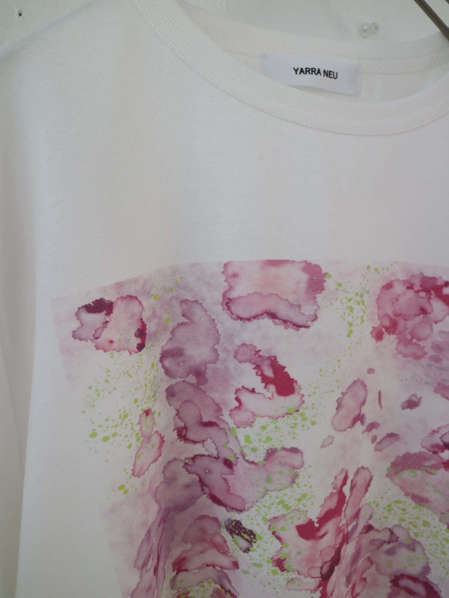 YARRA NEU　PAINTINGプリントTシャツ　NU-5621-437