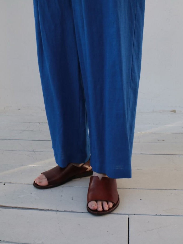 YARRA　リネン8分丈パンツ　YR-1633-315