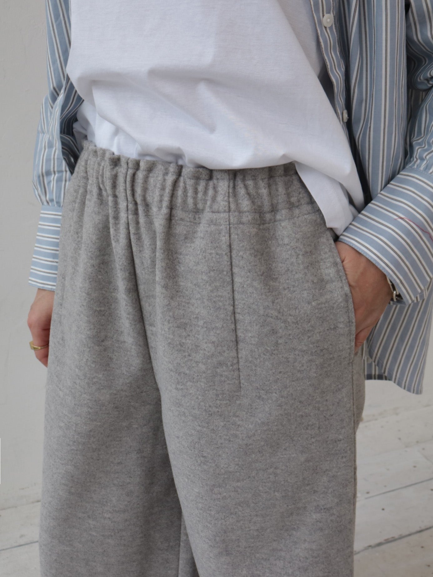 doux bleu　Ｗジャージーパンツ　DB-2555-058