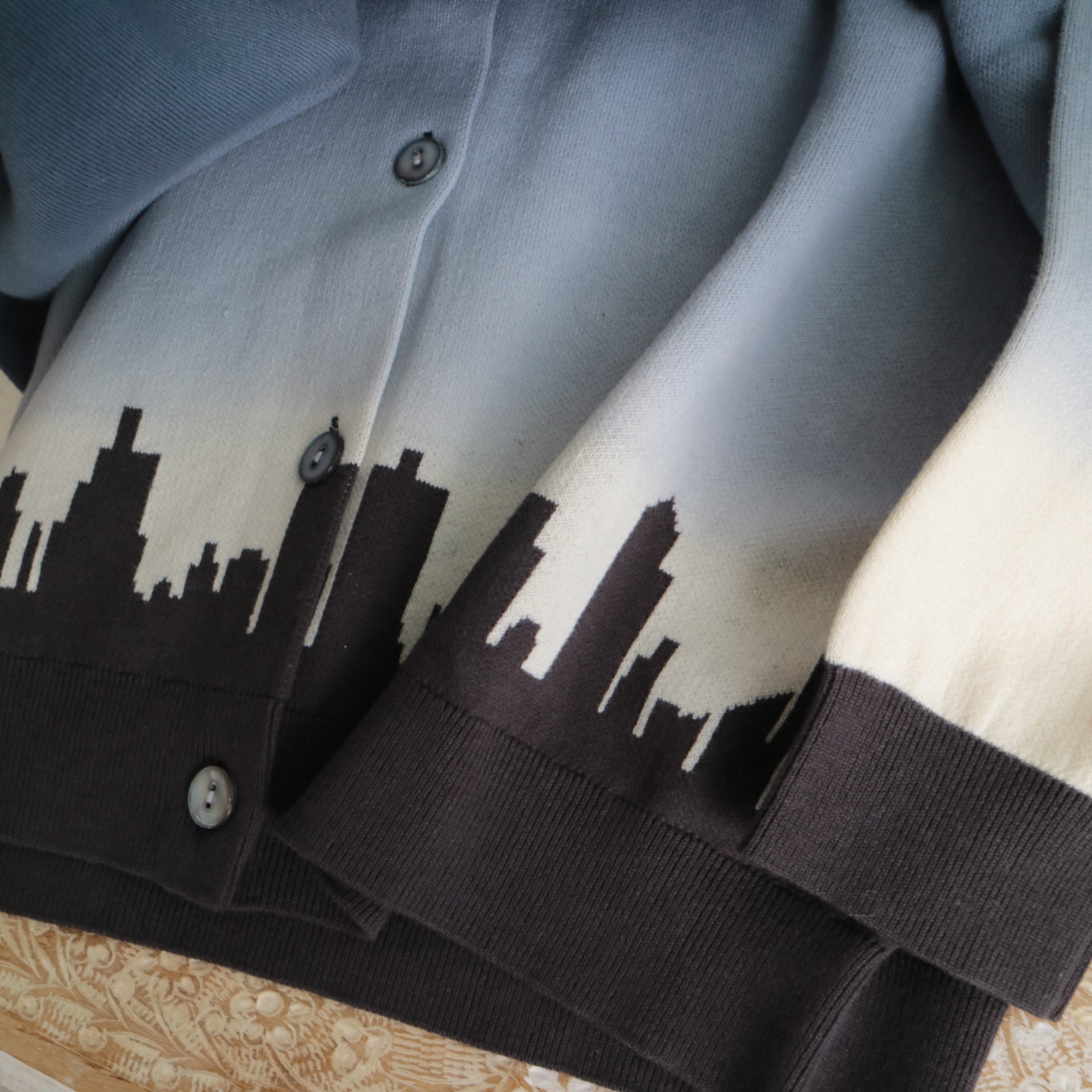 YARRA NEU　YOIYAMIコットンニットカーディガン　NU-5542-405