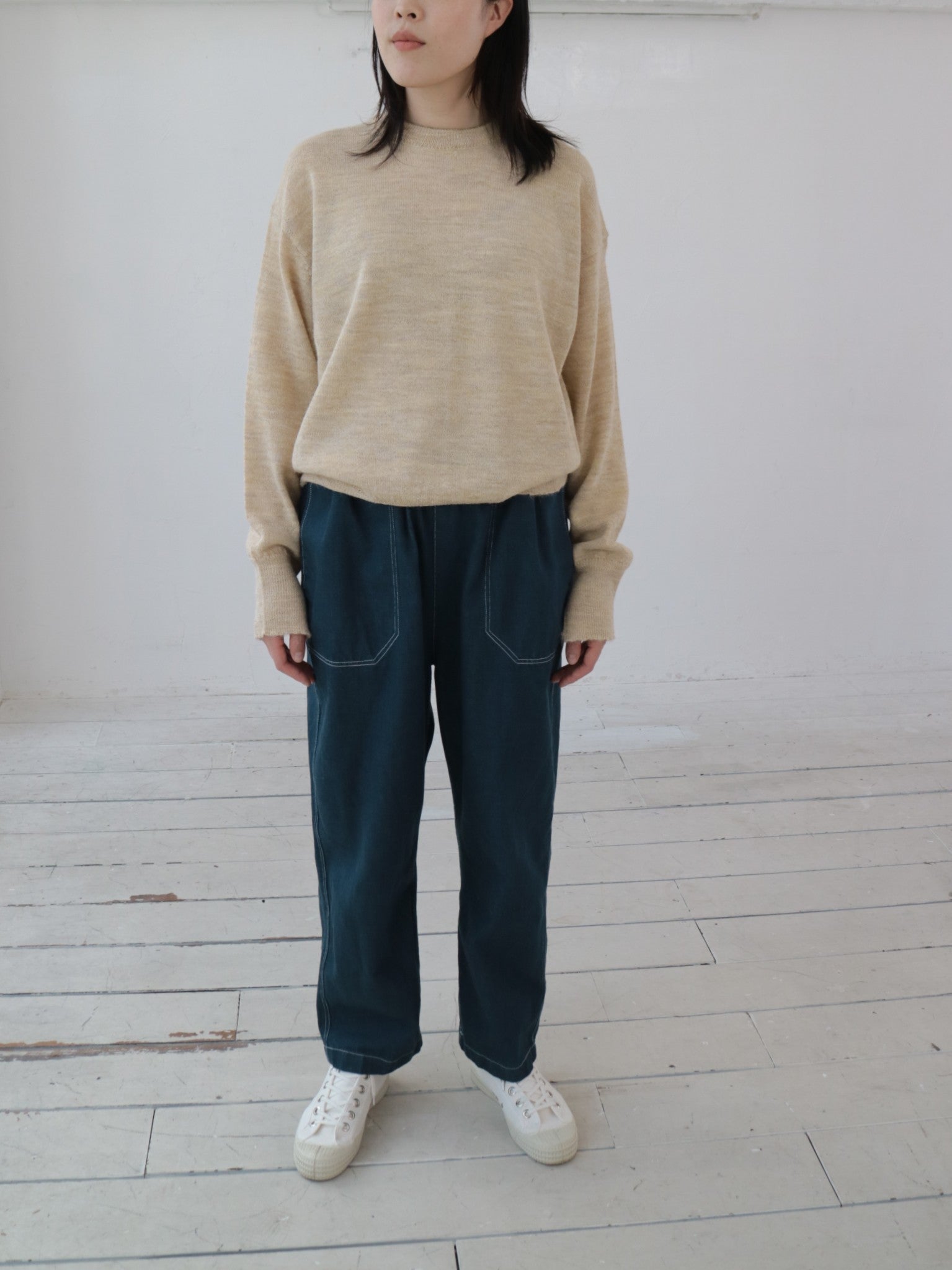 YARRA NEU 12OZムラ糸デニムイージーパンツ NU-5545-412