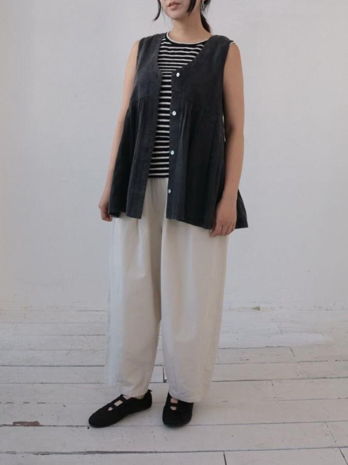 YARRA　ボリュームテーパードパンツ　YR-1615-242