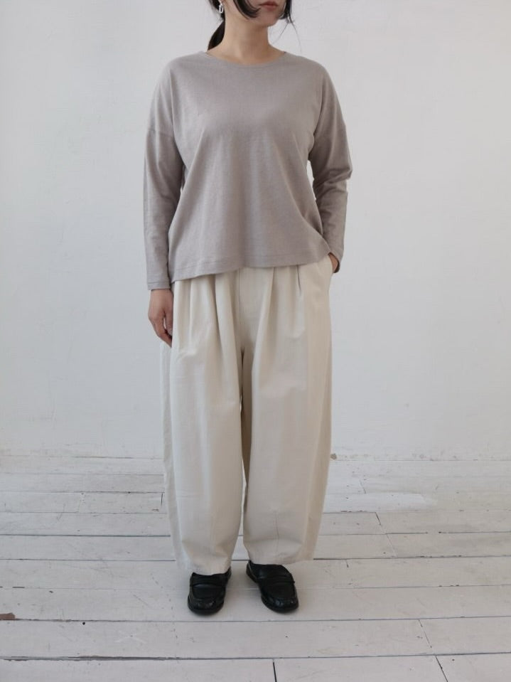 YARRA　ベルギーリネン長袖TEE　YR-1611-236