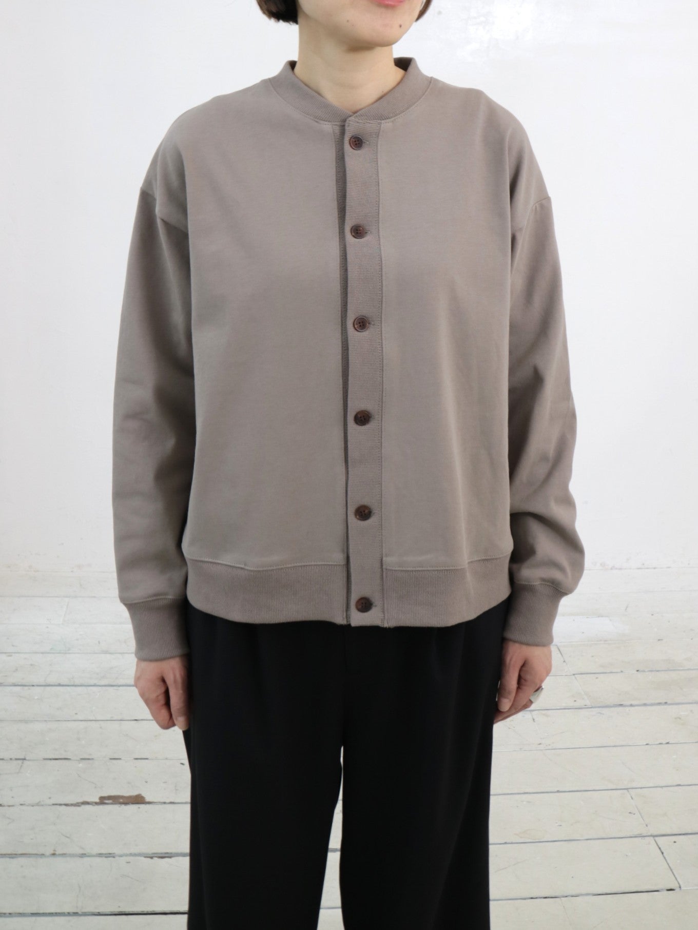 YARRA NEU　コットンカットジャケットカーディガン　NU-5541-404