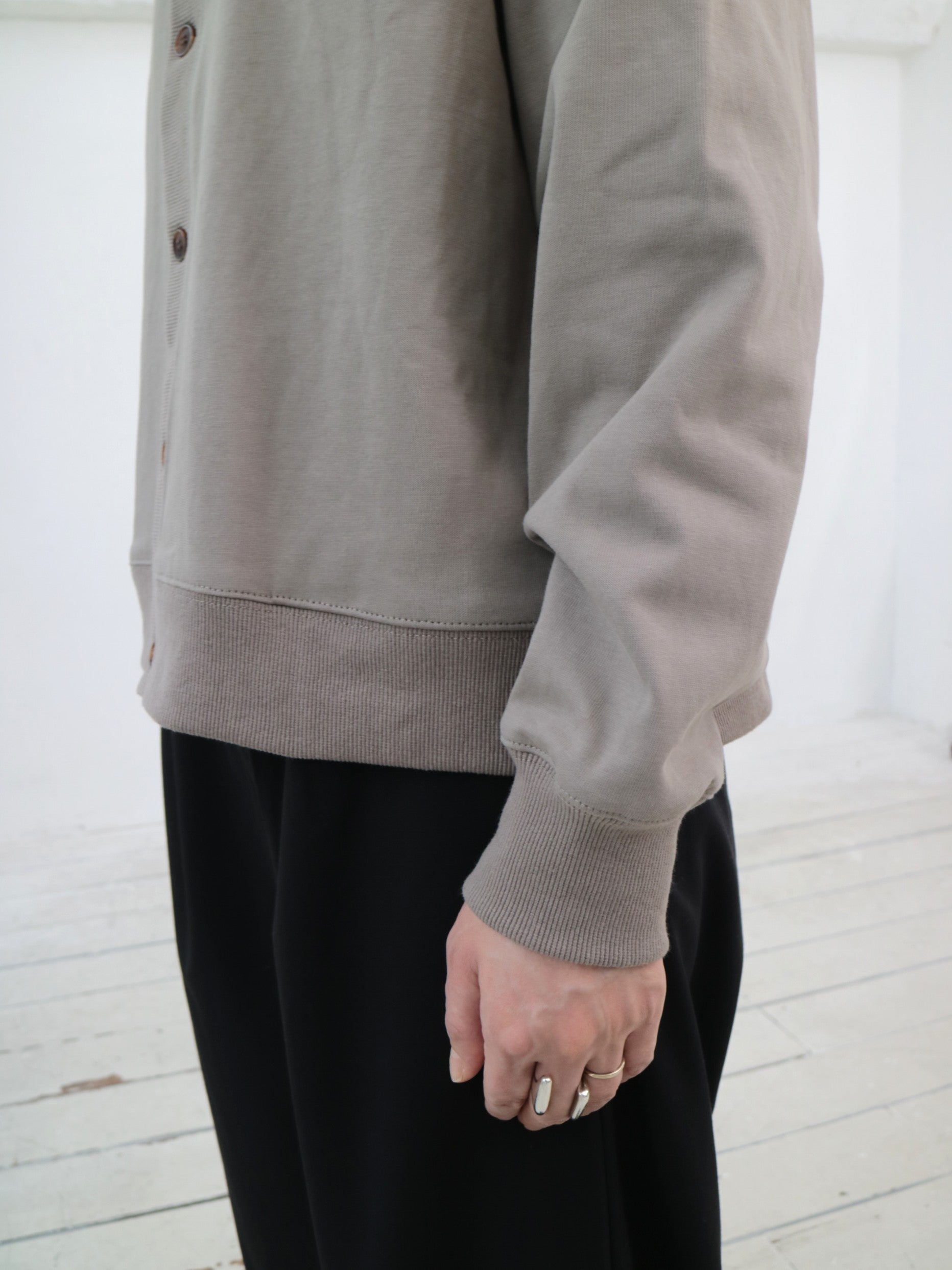 YARRA NEU　コットンカットジャケットカーディガン　NU-5541-404