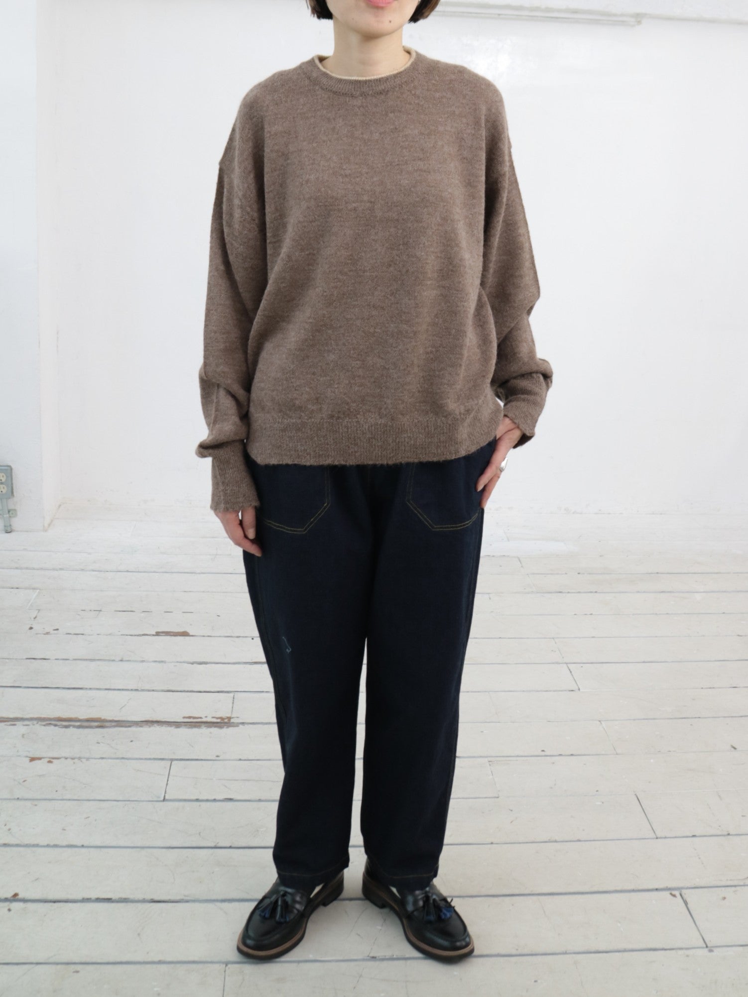 YARRA NEU　12OZムラ糸デニムイージーパンツ　NU-5545-412