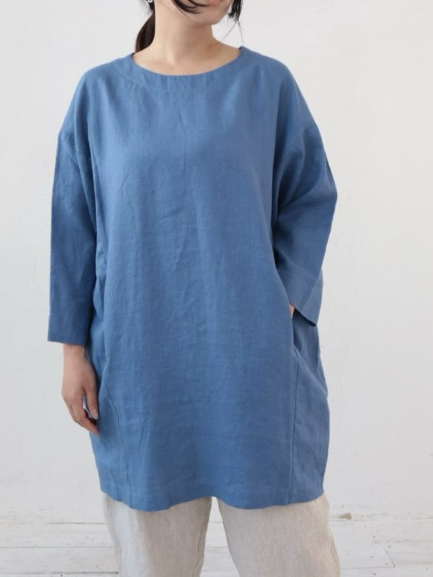 YARRA　リネンバックカーブワンピース　YR-1614-227
