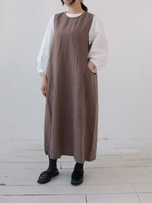 YARRA　２WAYリネンデザインジャンパースカート　YR-1614-214