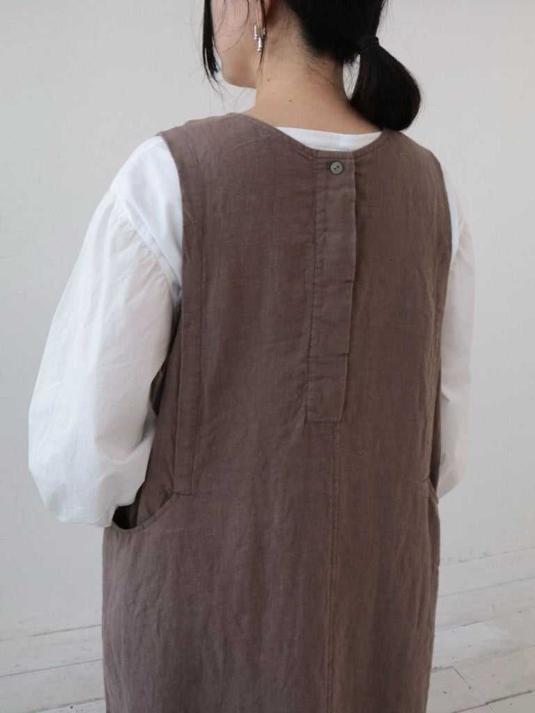 YARRA　２WAYリネンデザインジャンパースカート　YR-1614-214