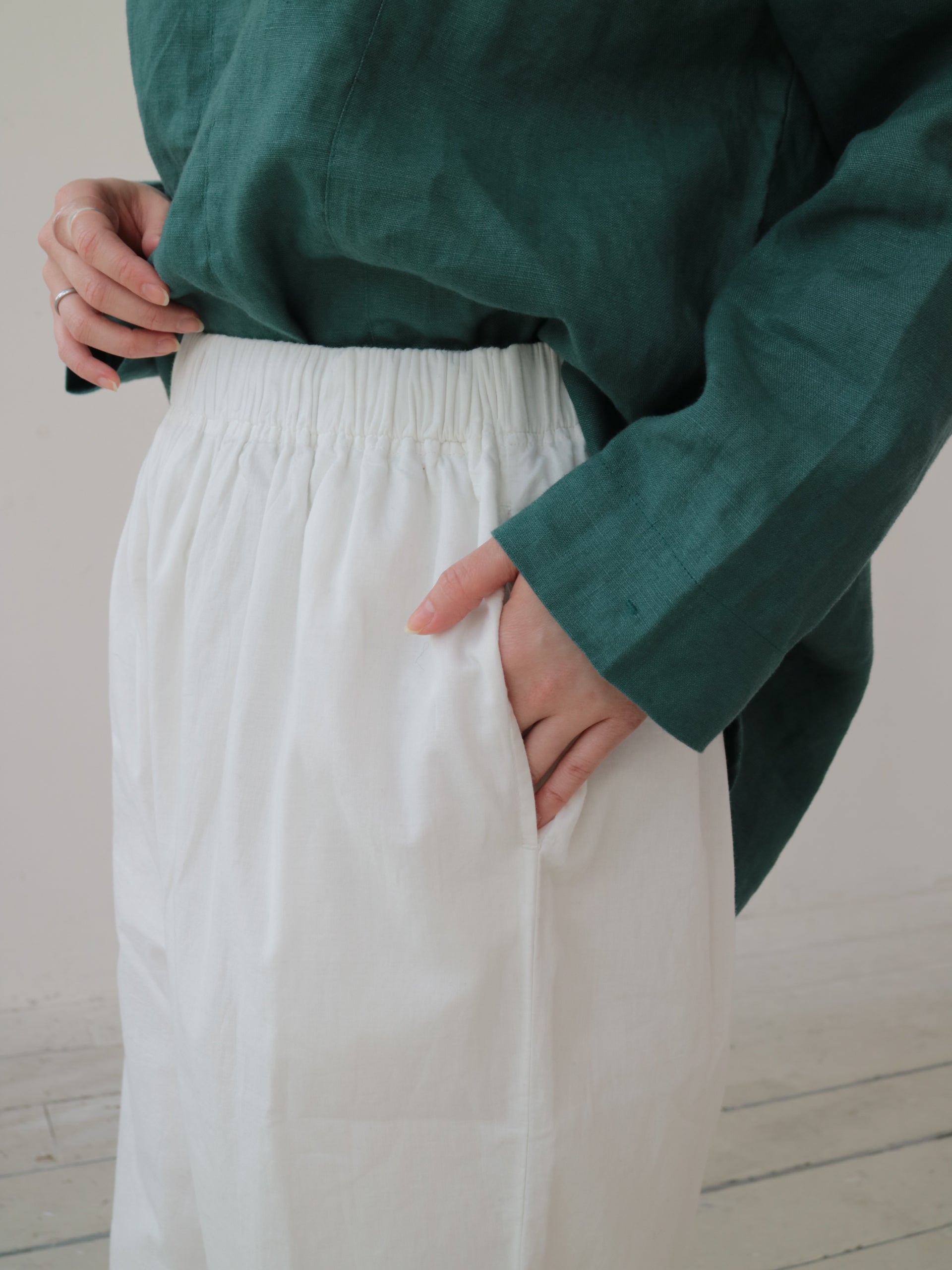 YARRA　INDIAドットテープ刺繍パンツ　YR-1545-209