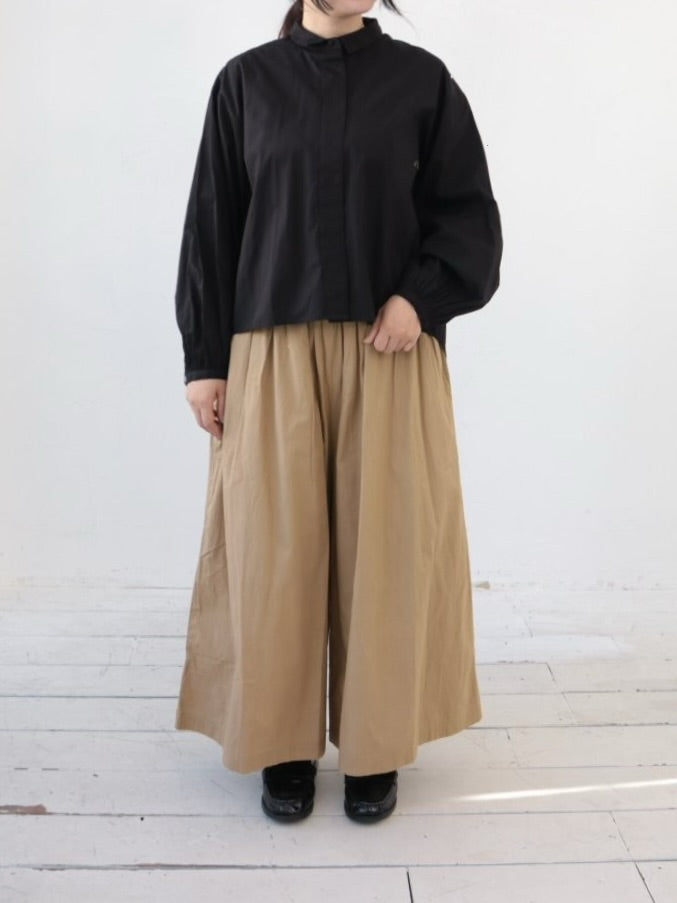 YARRA　INDIAポプリン袖切替ブラウス　YR-1613-209