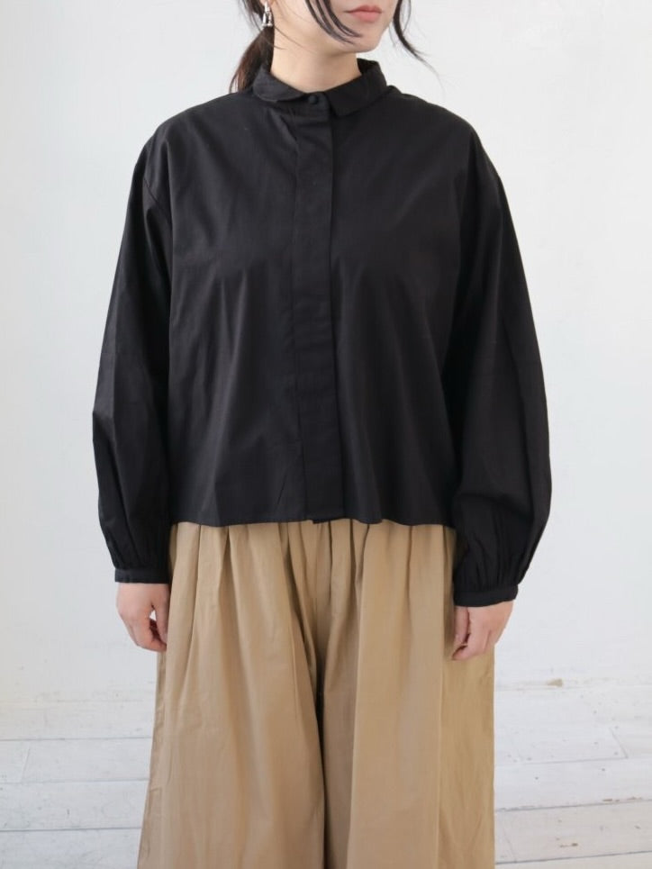 YARRA　INDIAポプリン袖切替ブラウス　YR-1613-209