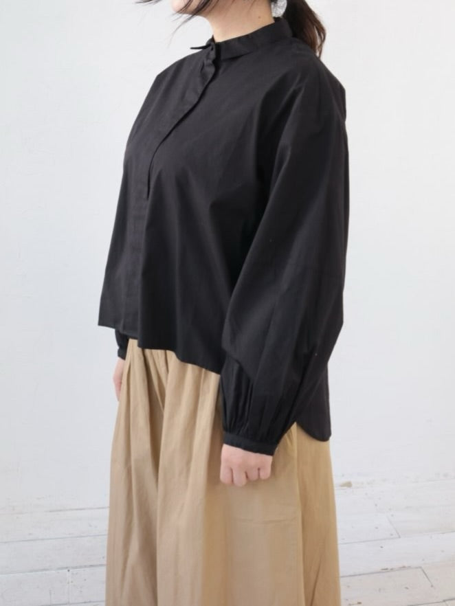 YARRA　INDIAポプリン袖切替ブラウス　YR-1613-209