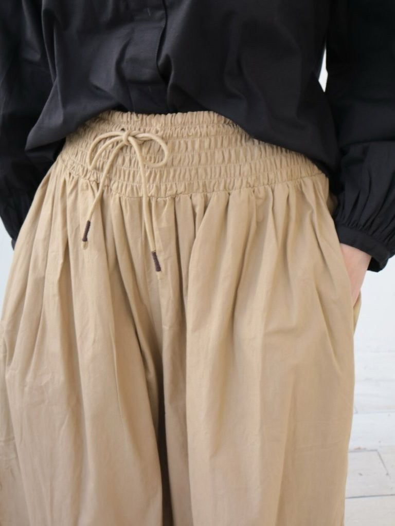 YARRA　INDIAポプリンガウチョパンツ　YR-1615-210