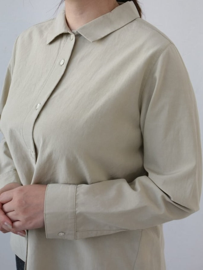 YARRA　フラットカラーオープンブラウス　YR-1613-221