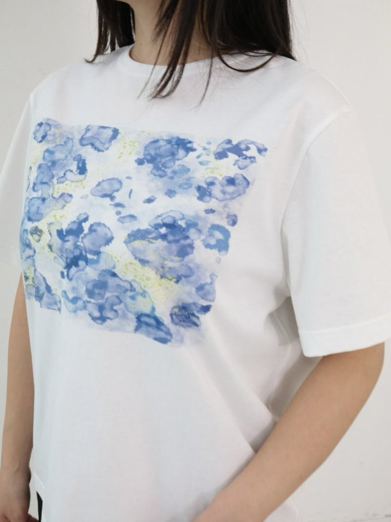 YARRA NEU PAINTINGプリントTシャツ NU-5621-437