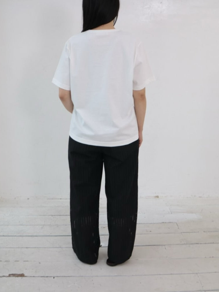 YARRA NEU　PAINTINGプリントTシャツ　NU-5621-437