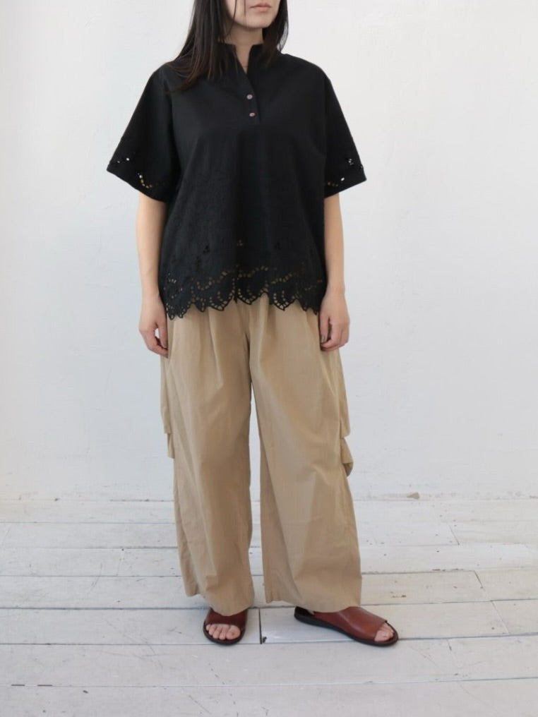 YARRA　INDIAスカラップ刺繍ブラウス　YR-1623-266