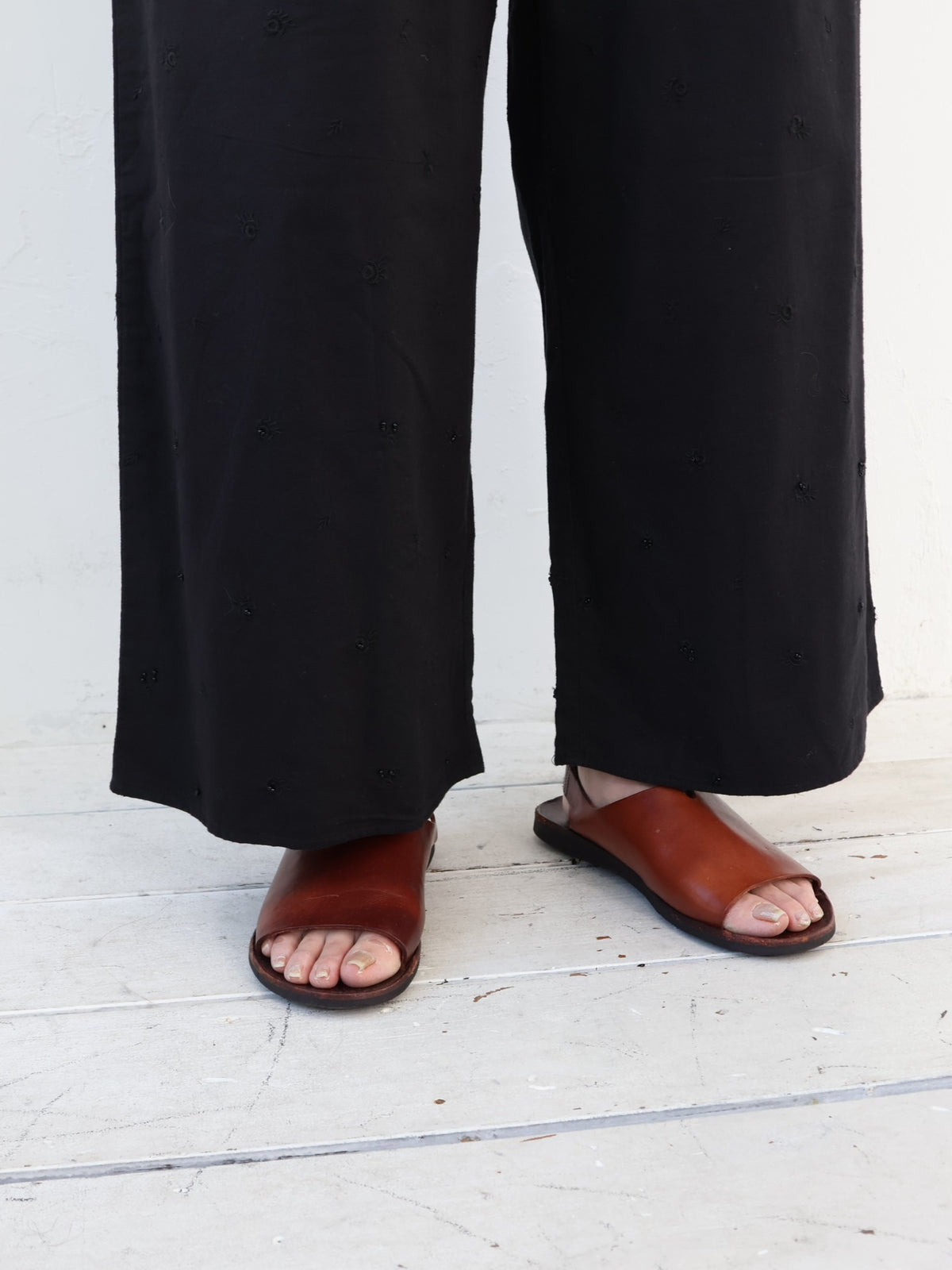 YARRA　INDIAビーズ刺繍パンツ　YR-1645-213