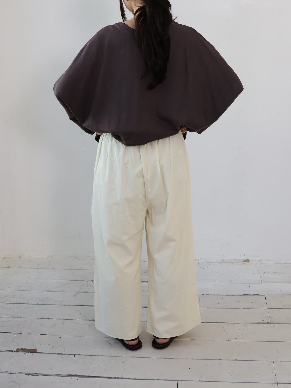 YARRA　INDIAビーズ刺繍パンツ　YR-1645-213