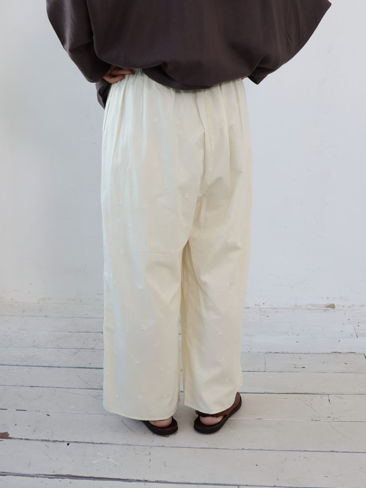 YARRA　INDIAビーズ刺繍パンツ　YR-1645-213