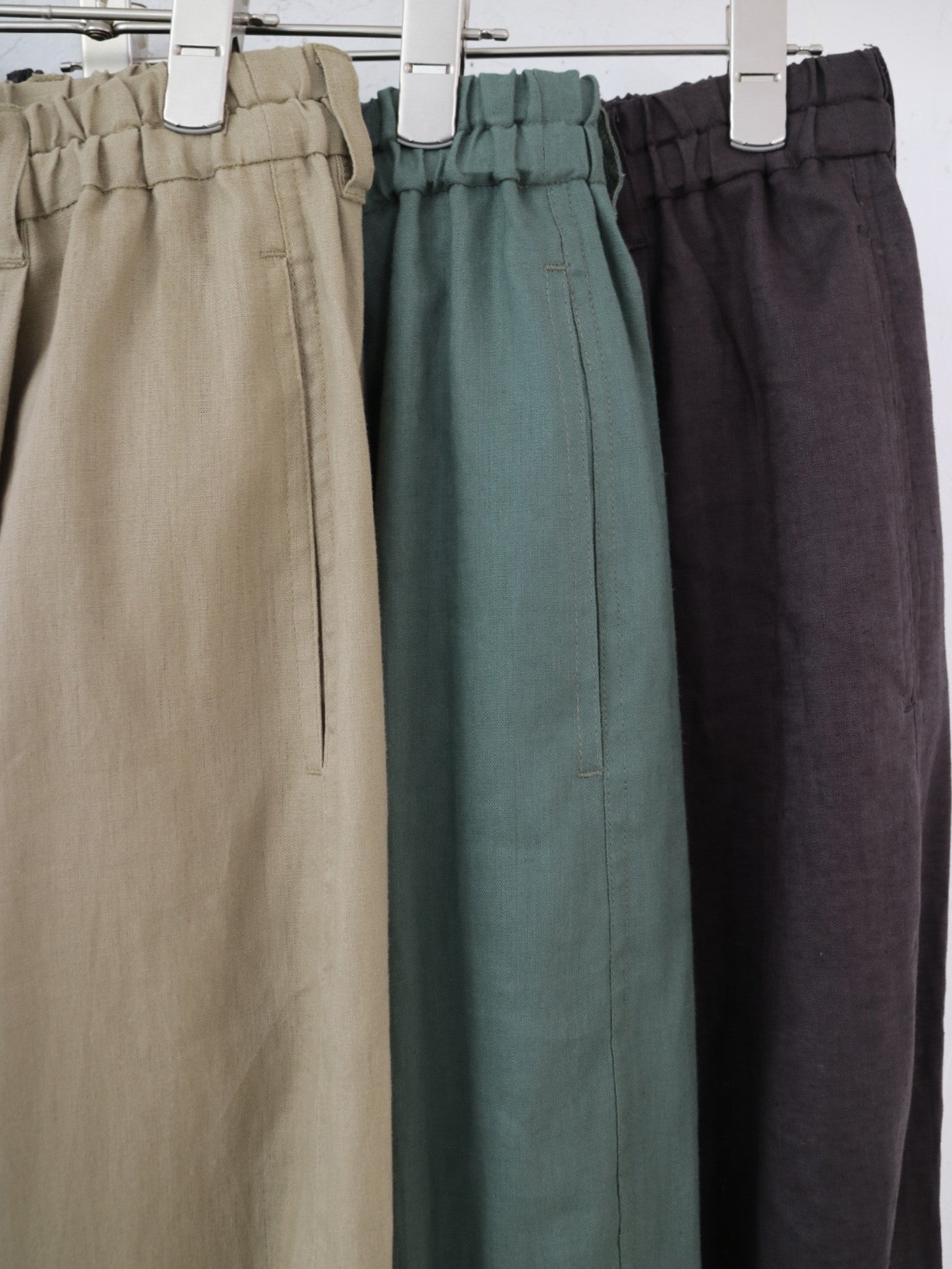 doux bleu　コットンリネンワイドコクーンパンツ　DB-2625-082