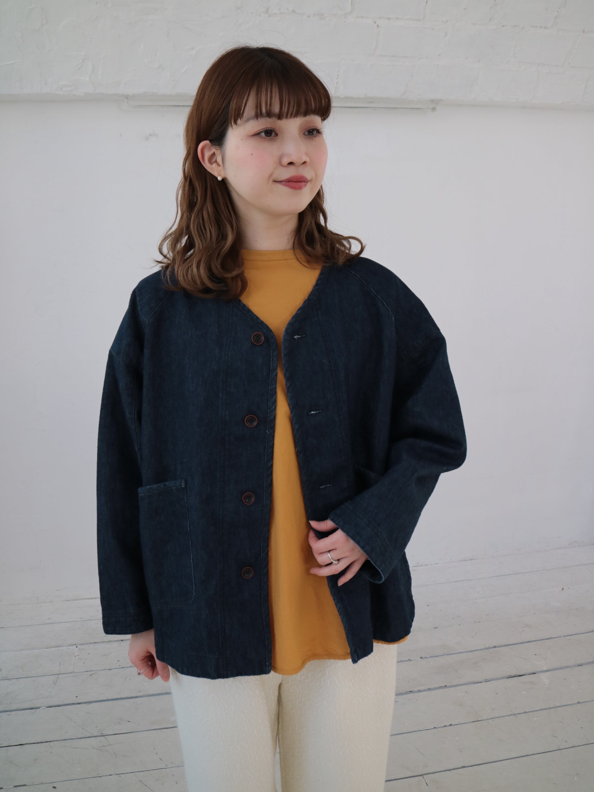 YARRA　布帛コンビドルマンプルオーバー　YR-1541-202