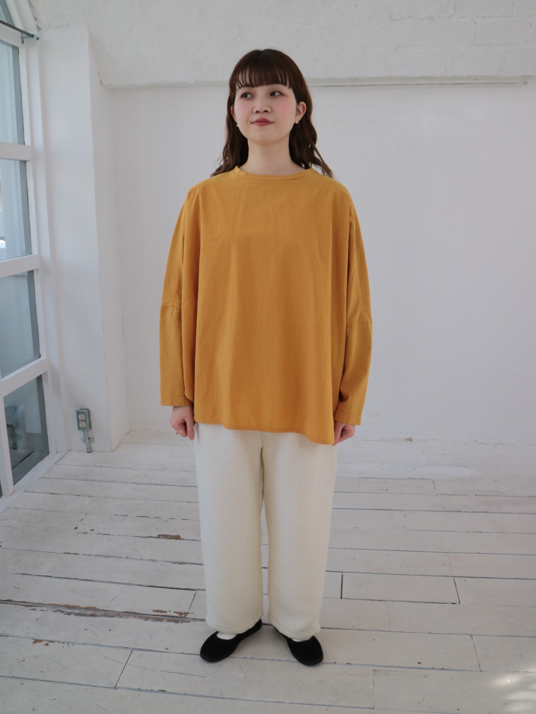 YARRA　布帛コンビドルマンプルオーバー　YR-1541-202