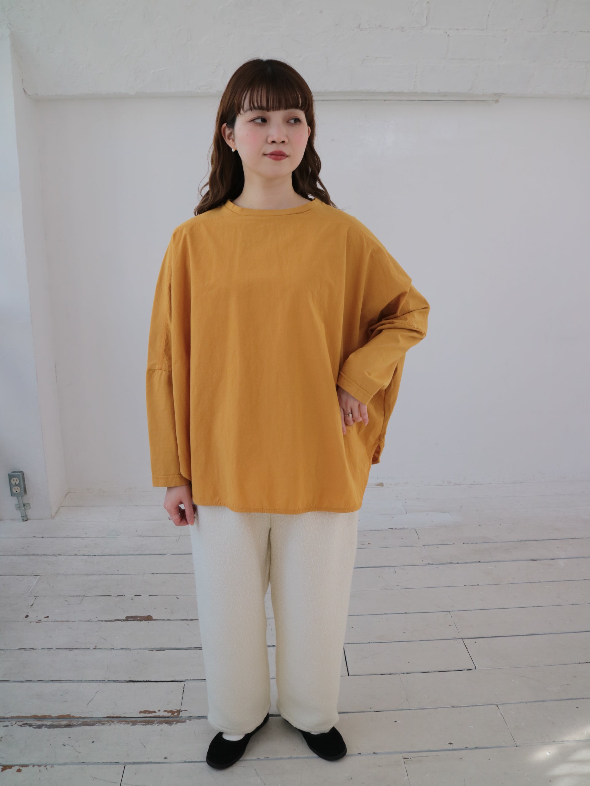 YARRA　布帛コンビドルマンプルオーバー　YR-1541-202