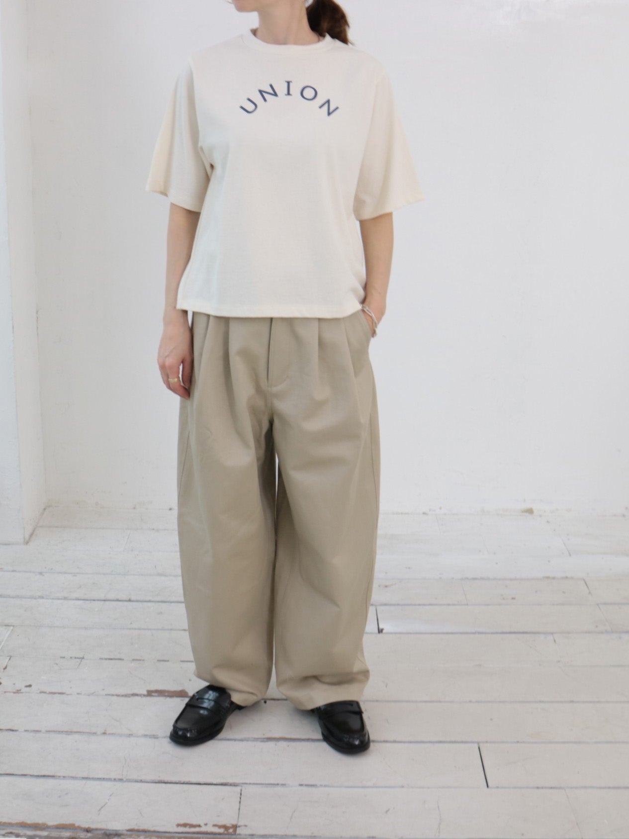 doux bleu　union プリントTシャツ　DB-2621-076