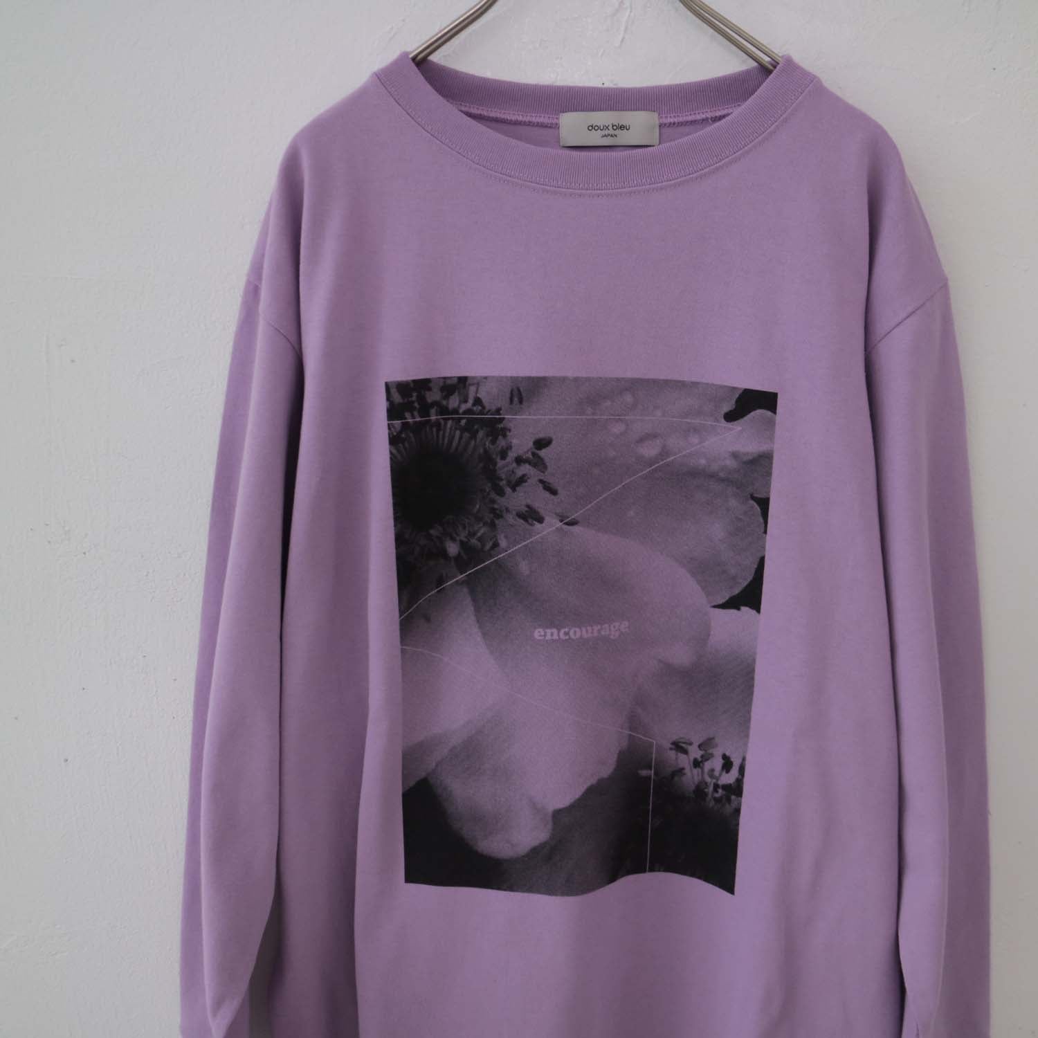 doux bleu　アメリカンドライプリントロングTシャツ　DB-2411-006