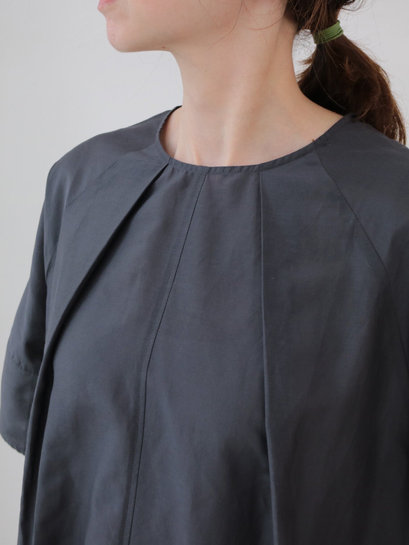 doux bleu　コットンシルクブラウス　DB-2623-072