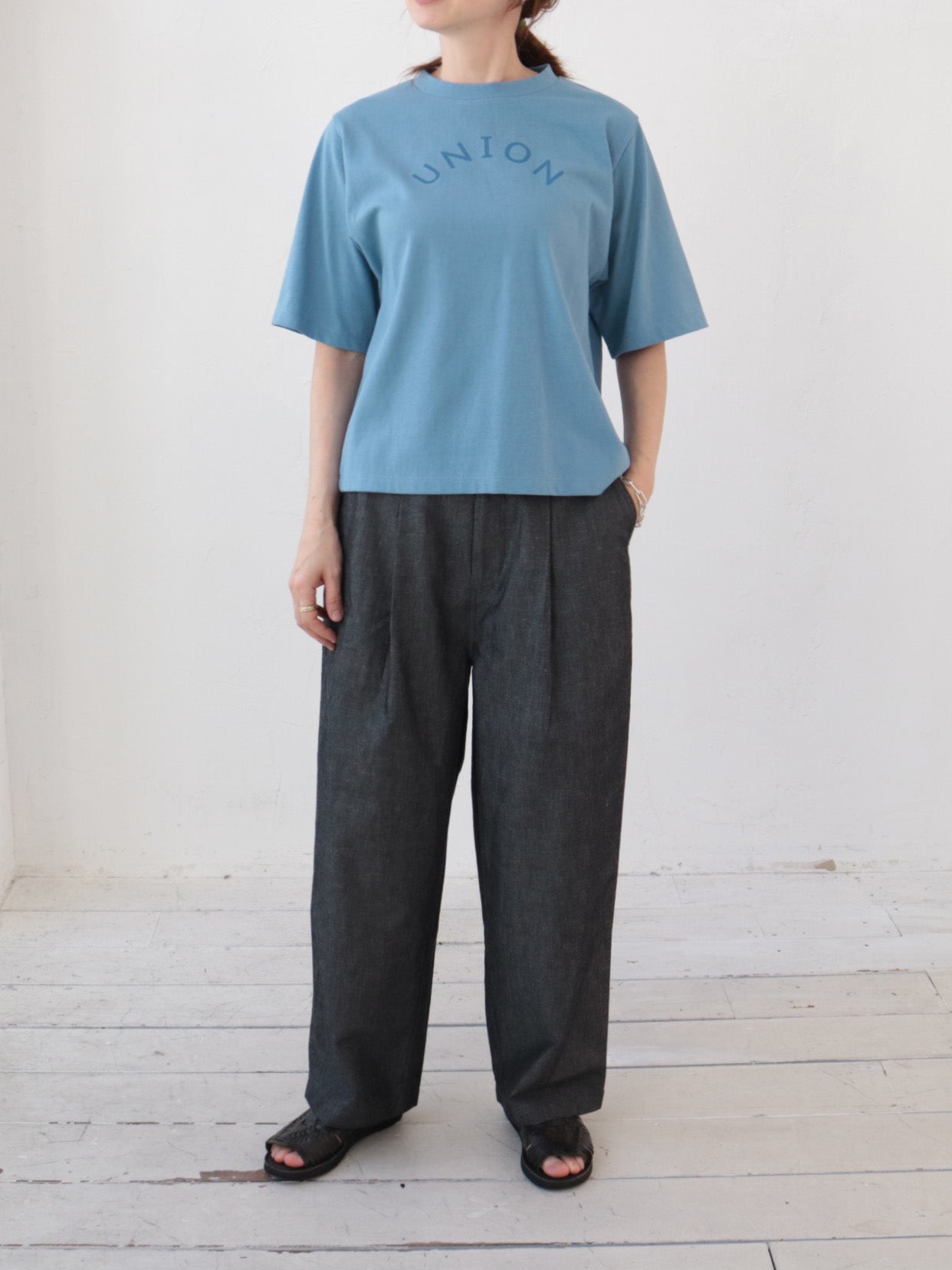 doux bleu　union プリントTシャツ　DB-2621-076